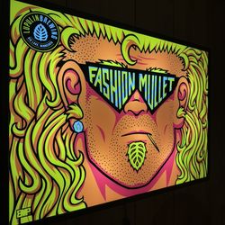 Light Up Bar Sign Fashion Mullet