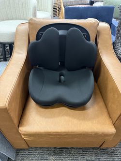 Ergonomic Posture Support Seat Cushion with Back Support - Black