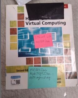 Hands-On Virtual Computing (MindTap Course List)BRWH-1(contact info removed)31