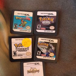 Nintendo DS with Games and charger