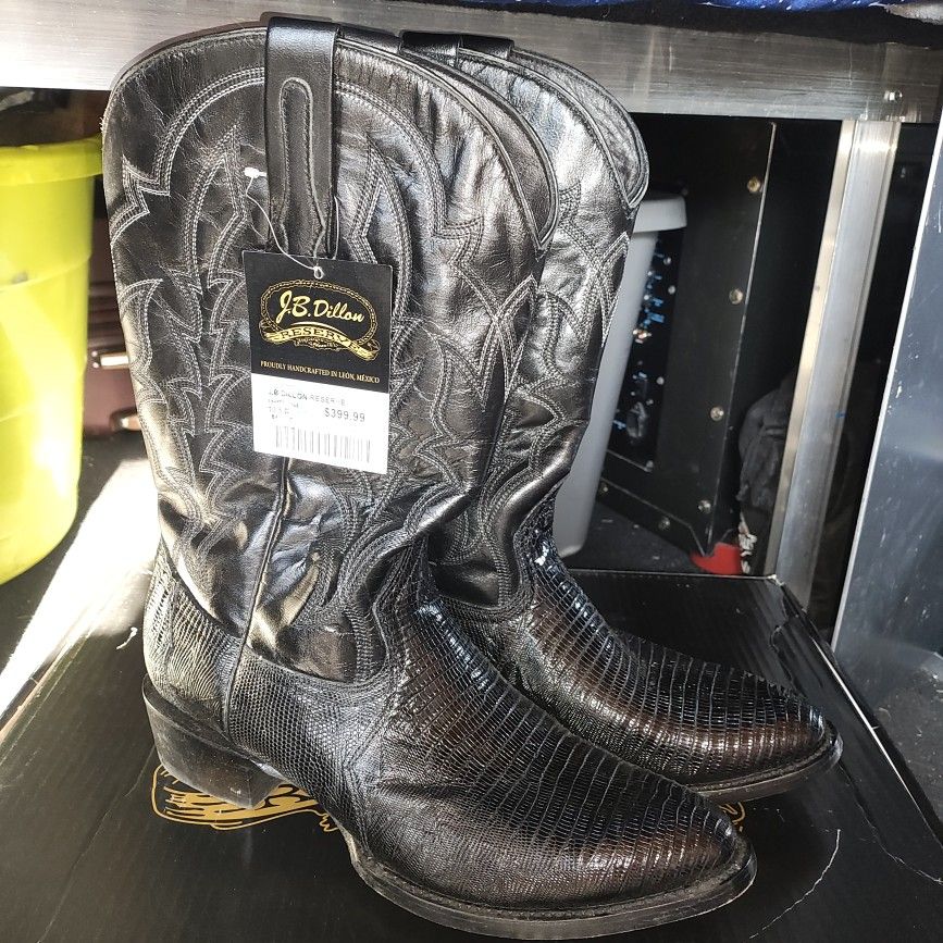Lizard Boots Size 10.5