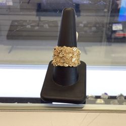 14k Nugget Ring 