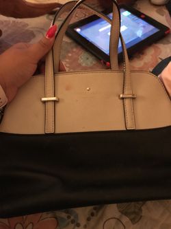 Black and Beige Kate Spade Purse