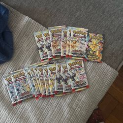 Prismatic evolution booster packs 18 & 1 ascended hero’s