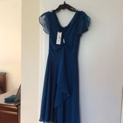 Size 8 Turquoise Cocktail Dress. 