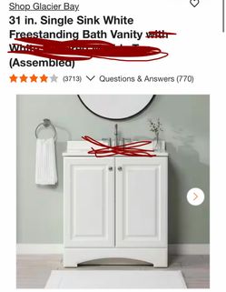 31 in Bathroom vanity