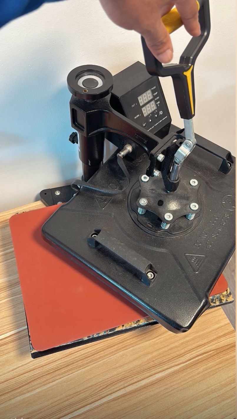 T-Shirt Press + All Accessories for Hat & Other Branding - $125 OBO