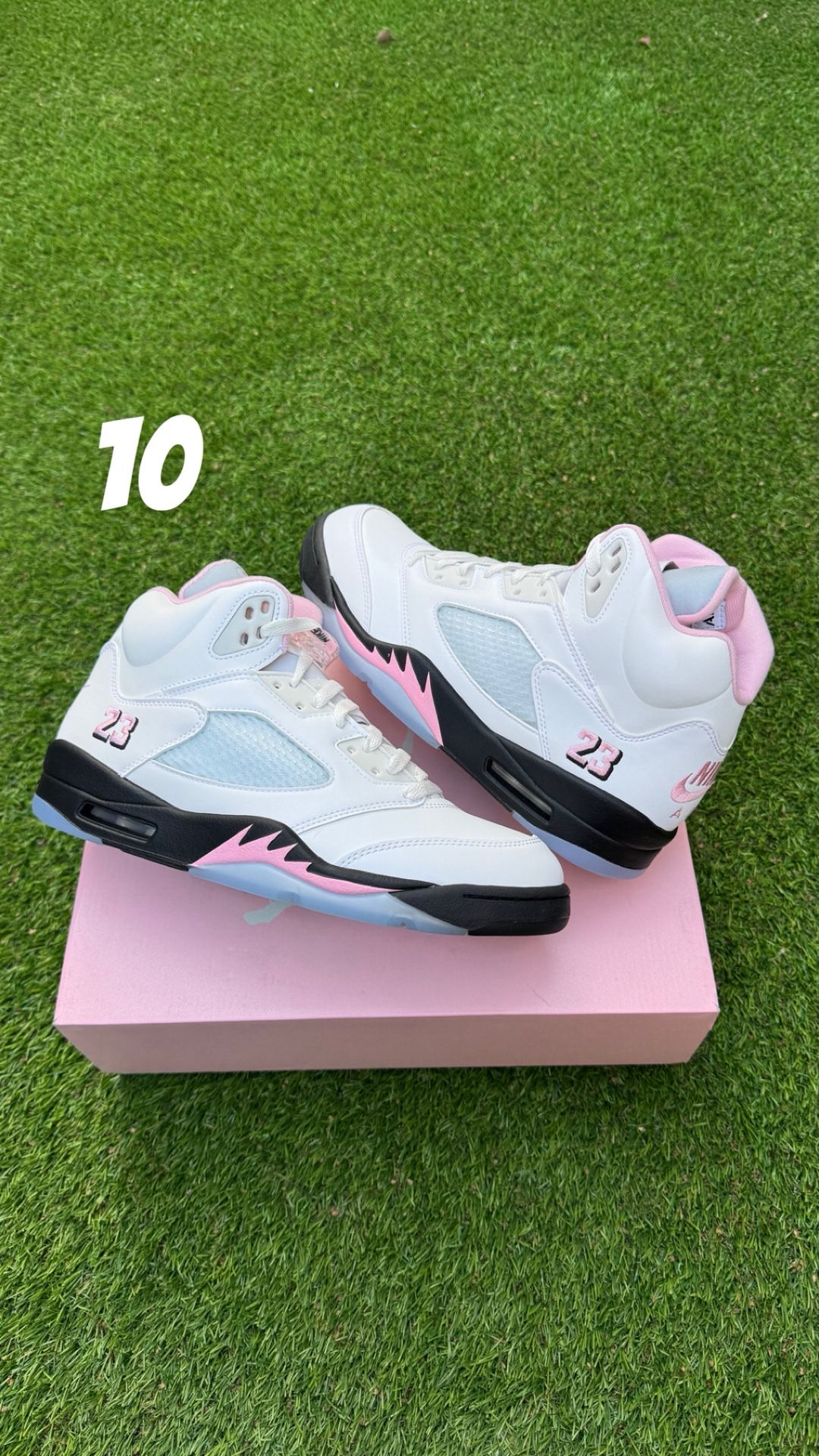 jordan 5 soft pink size 10