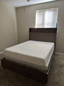 MEDIUM BED WITH FRAME And MATTRESS