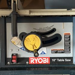 Used RYOBI 10” Table Saw 