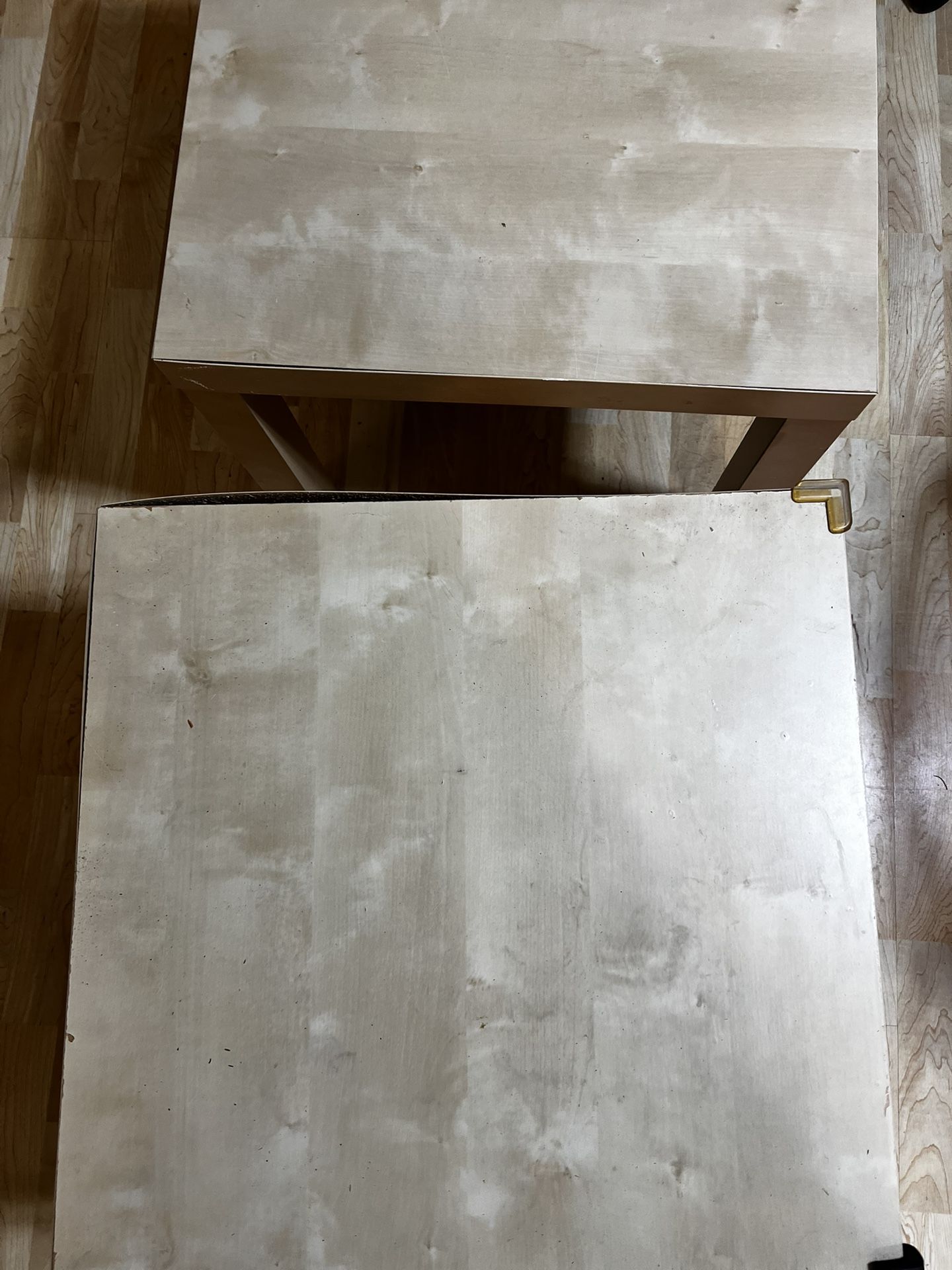 Two ikea side tables