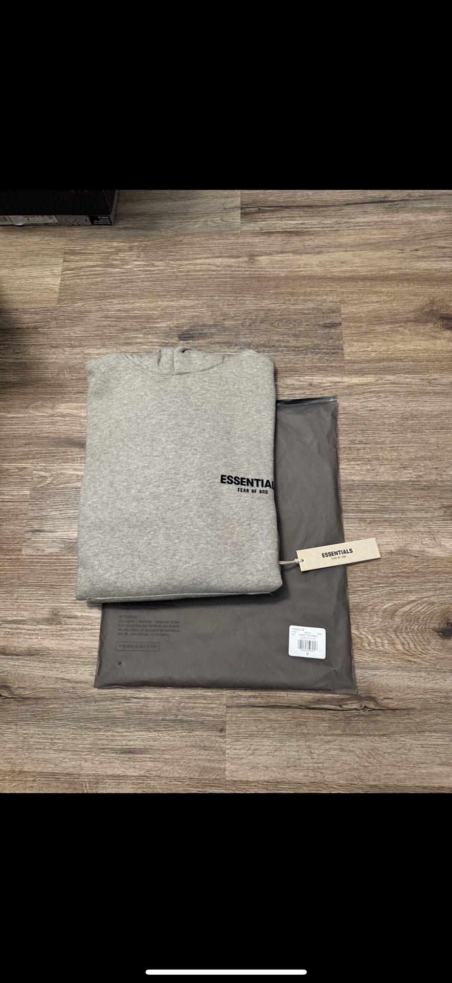 Fear Of God Essentials Hoodie Dark Oatmeal FW22
