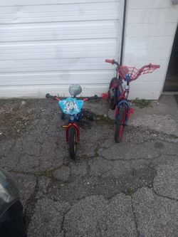 Kids Bikes Spider Man &Paw Patrol