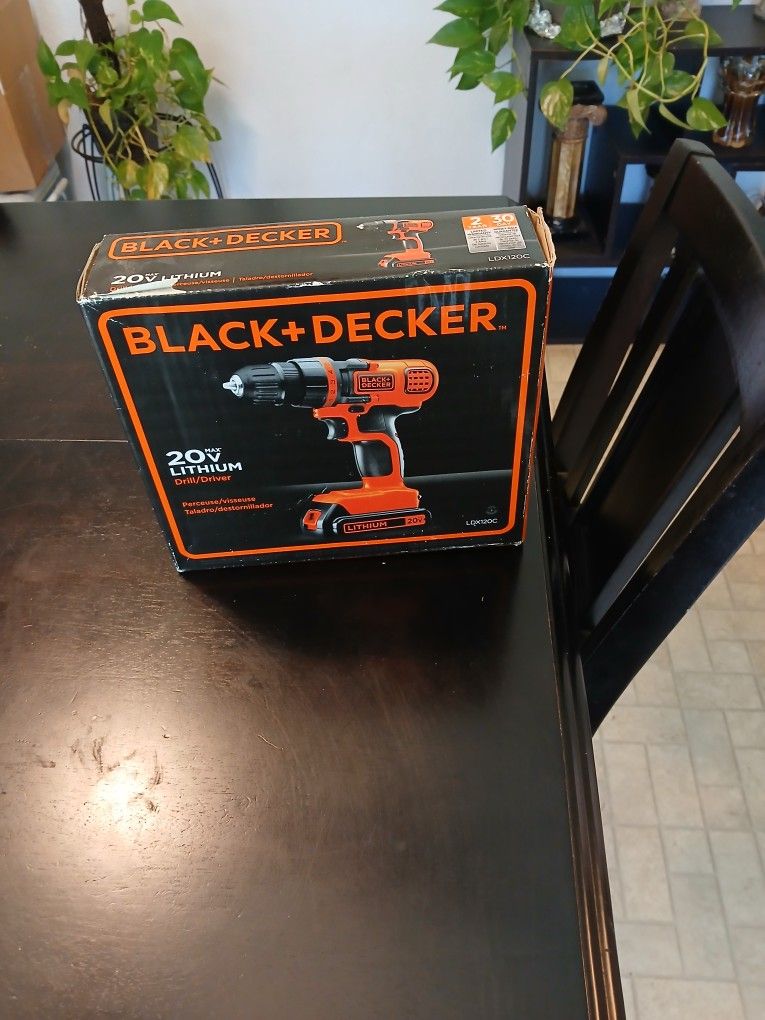Black&Decker 20v Lithum Drill/Driver