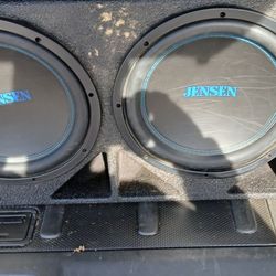 12" Jensen Subs And Competition Box