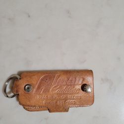 Vintage Cadillac Leather Key Cover