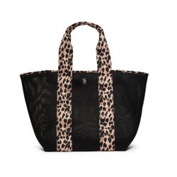 New— Leopard Mesh Tote Bag | Victoria's Secret Size : XL