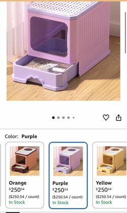 Enclosed Cat Litter Box with Drawer