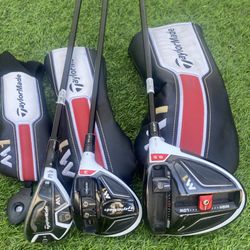 Taylormade M1 Driver, 3 Wood And 3 hybrid Fujikura Pro Shafts R-Flex