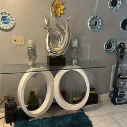 2 Tables Dining Table   70 by 40 With Console Table  59 By 18