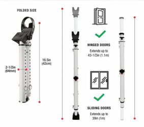 Master Lock Folding Security Bar