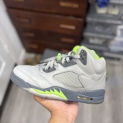 Jordan 5 green bean