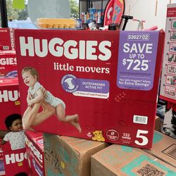 Huggies Size 5 Count 132 $49.99