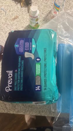 20 Packs maximum absorbency Prevail daily male guards maximum absorbency