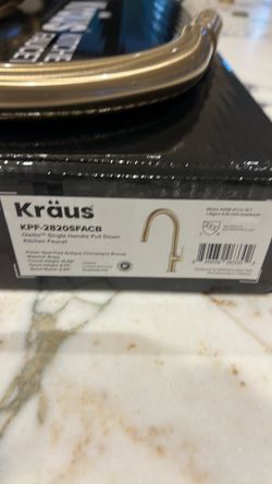 Kraus KPF 2820 single handle pull down kitchen faucet