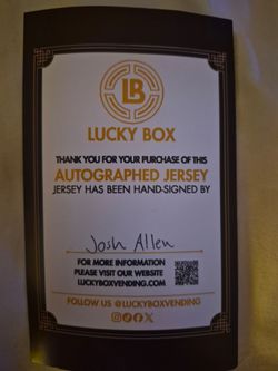 Signed Jersey