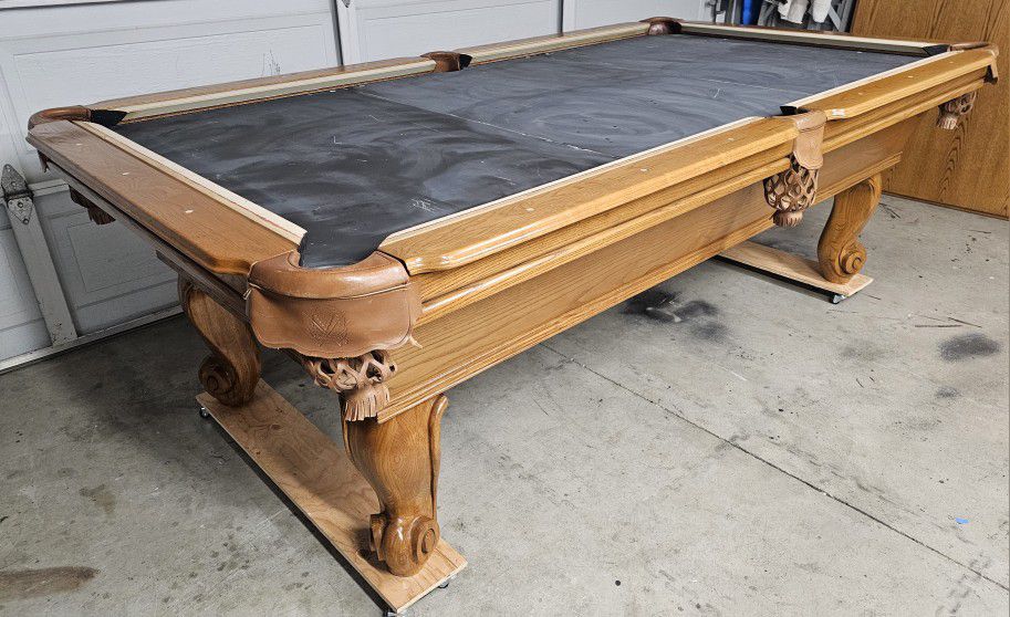8' Connelly Pool Table (delivered and installed)