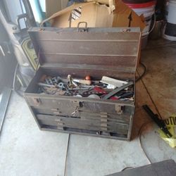 Kennedy Tool Box With Tools And Bits 