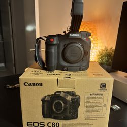 Canon C80 With Box 