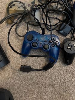 Play station controllers and mic. Bundle