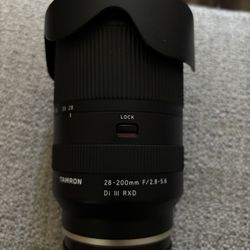 Tamron 28-200mm F/2.8-5.6 Di III RX D For Sony E-Mount - Black