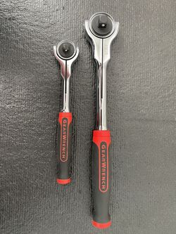 GEARWRENCH 2 Pc. 1/4" & 3/8" Drive 72 Tooth Dual Material Roto Ratchet Set 