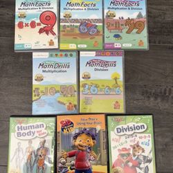 Kids Learning DVDs Math And Science $10 Each $10
