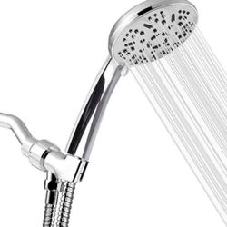 High Pressure Handheld Shower Head – 9 Spray Modes Hand Held Shower Head with 60 Inch Hose