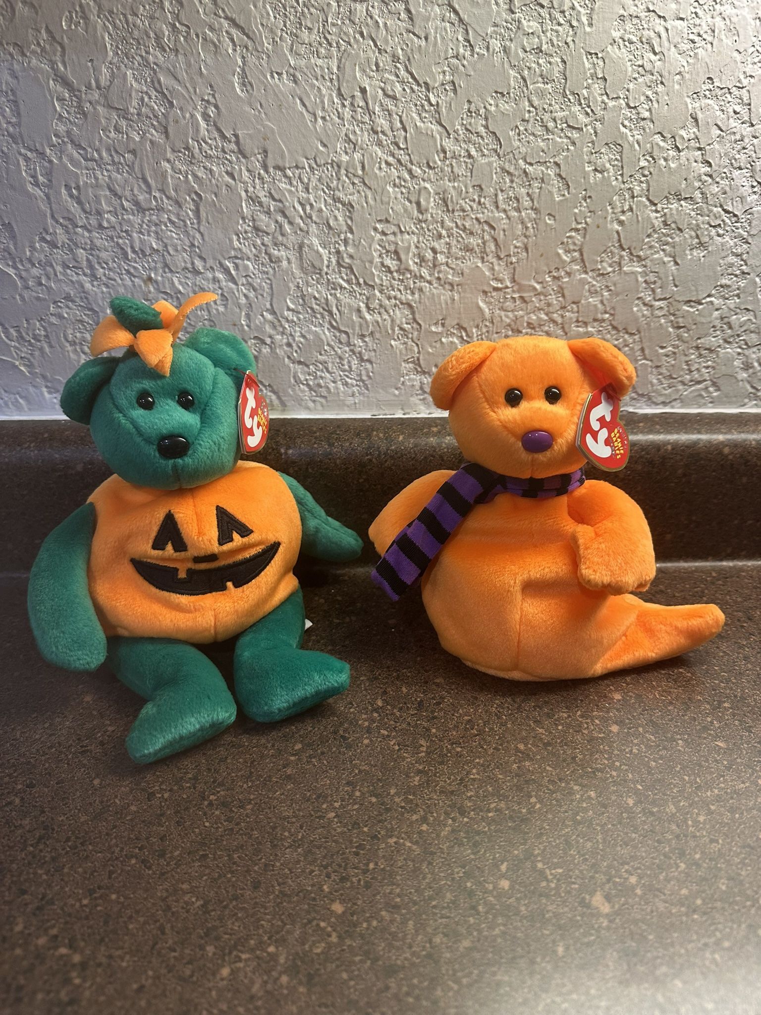 Ty Halloween Beanies - Tricky & Shivers NEW w/TAGS