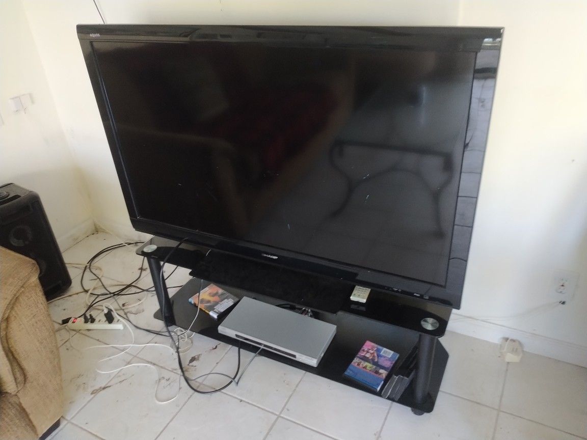 55 Sharp Liquid Crystal Flat Screen TV