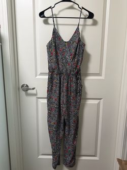 Anthropologie Elevenses Patterned Jumpsuit