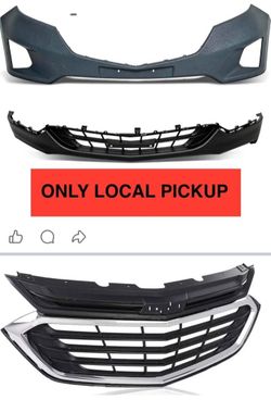 🎥  Front Bumper Cover Grille Assembly KIT For 2017-2020 Chevy Equinox & Lights🆕#2017