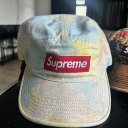 Supreme Multicolor Denim Camp Cap 
