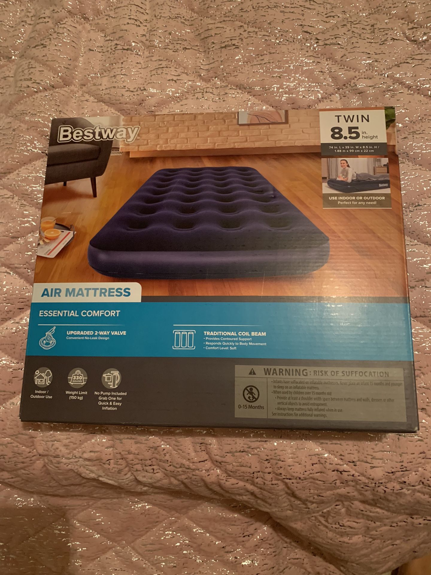 Bestway 8.5” Height Air Mattress Twin