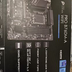 Msi PRO B760m-A MOTHERBOARD