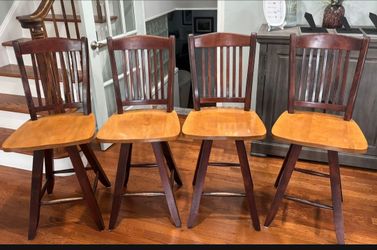 Canadel Swivel Solid Wood Kitchen Counter Stools