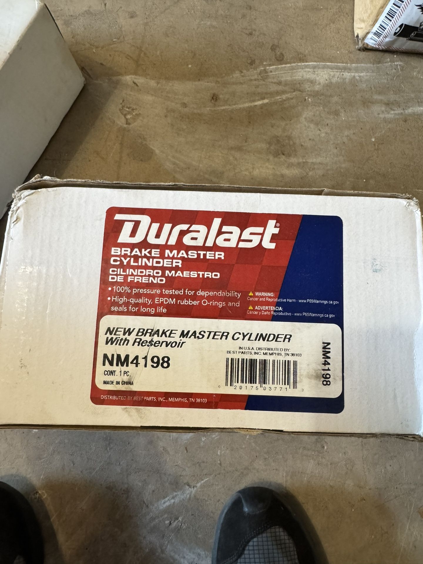 2009-2014 GM Truck & Suv Master cylinder New Duralast NM4198