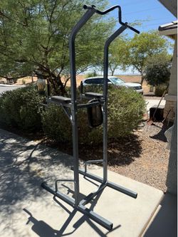 Marcy Power Tower Pull Up & Dip Station Home Gym Workout Equipment