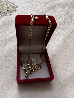 14k Real Solid Gold Chain 