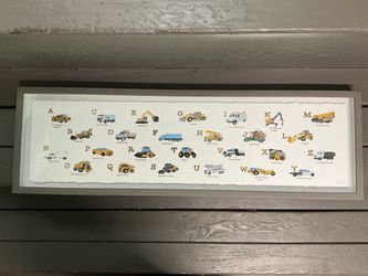 Construction themed wall decor